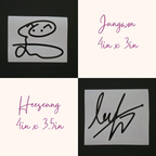 ENHYPEN Autograph Vinyl Decals (19 Colors to Choose From!)