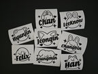 Stray Kids SKZOO Characters w/ Names Vinyl Decals
