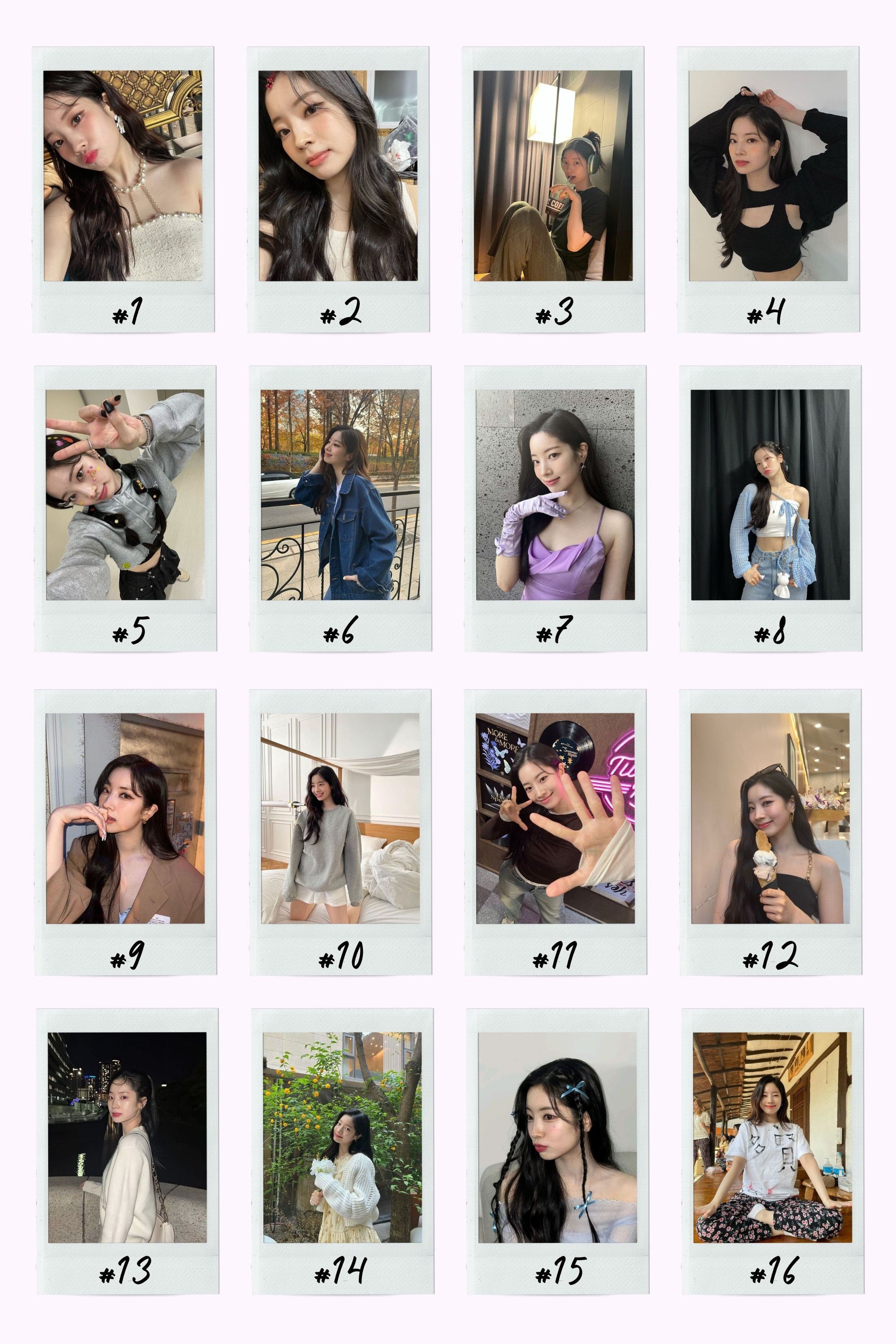 Twice Girlfriend Material Instant Photos
