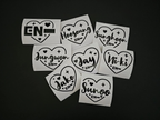 ENHYPEN Heart Vinyl Decals