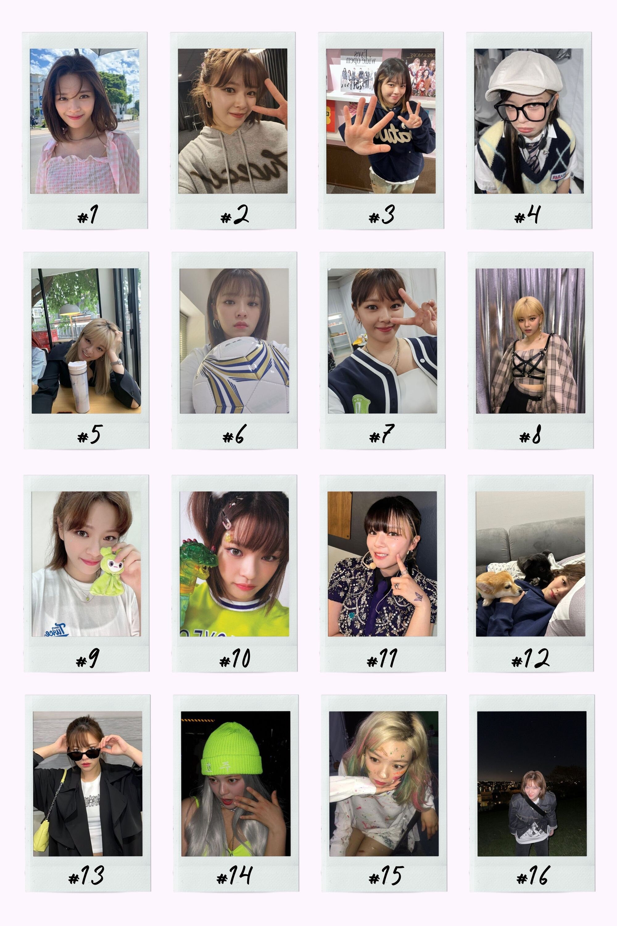 Twice Girlfriend Material Instant Photos