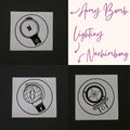 Kpop Group Lightstick Circle Decals (12 Designs to Choose From!)