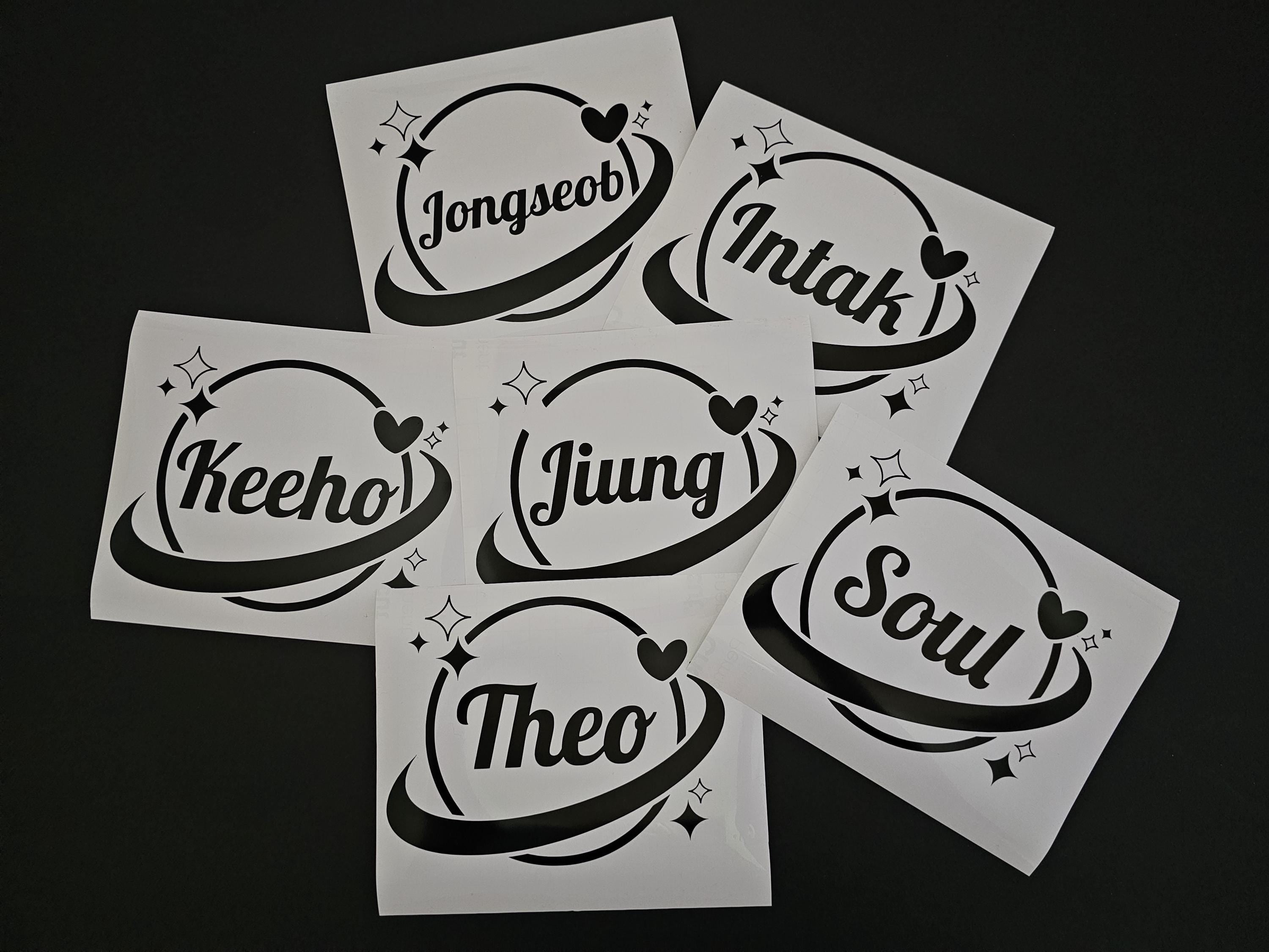 P1Harmony Planet Vinyl Decals