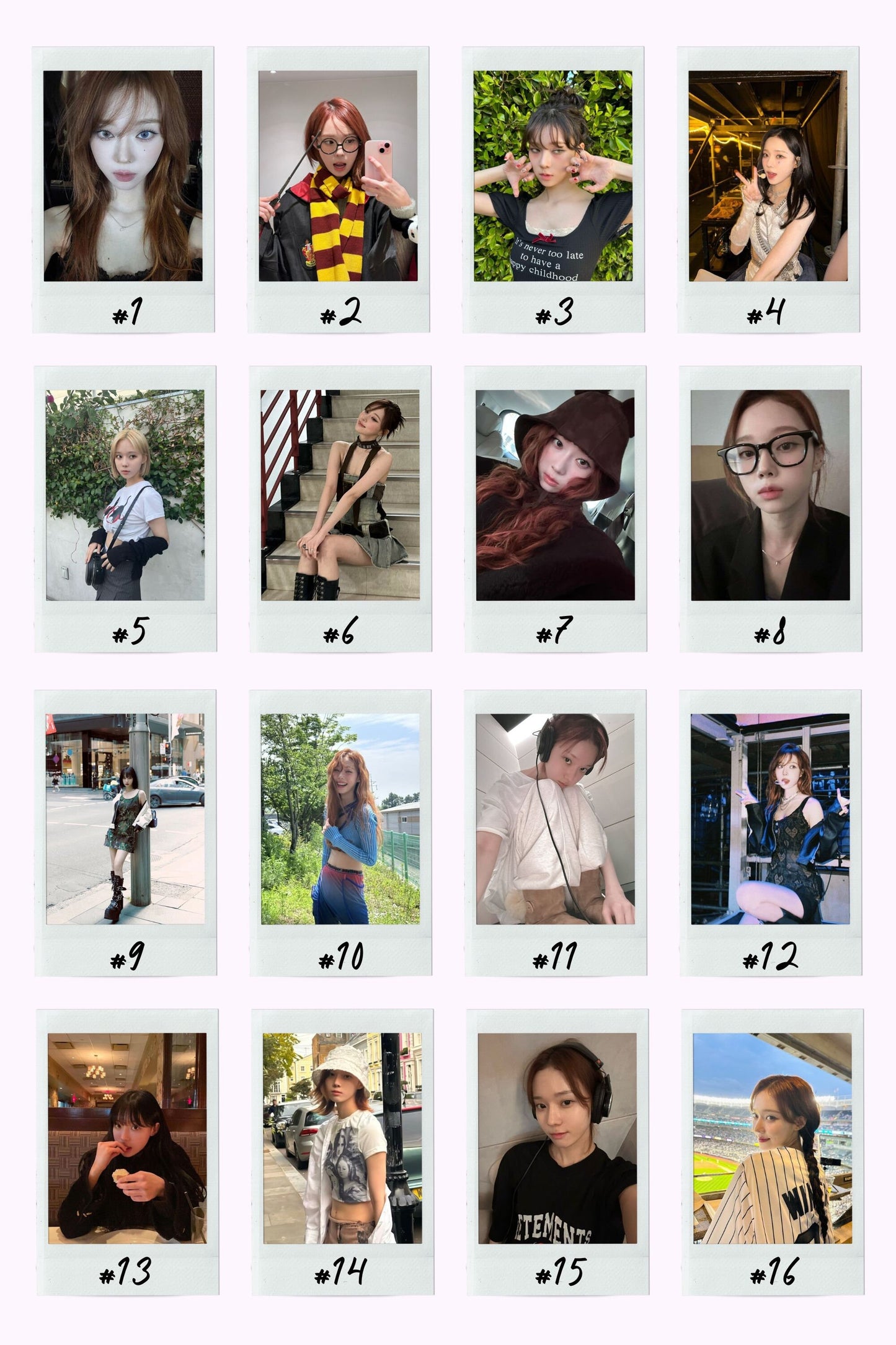 aespa Girlfriend Instant Photos