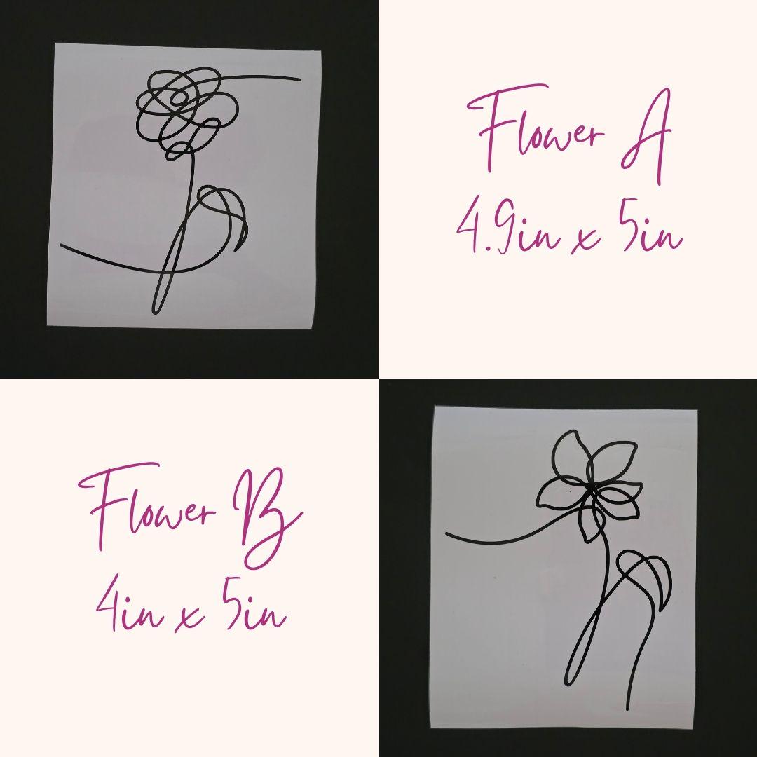 BTS "Love Yourself" Album Vinyl Decals (3 Colors to Choose From!)