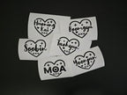 TXT Inspired Heart Vinyl Decals