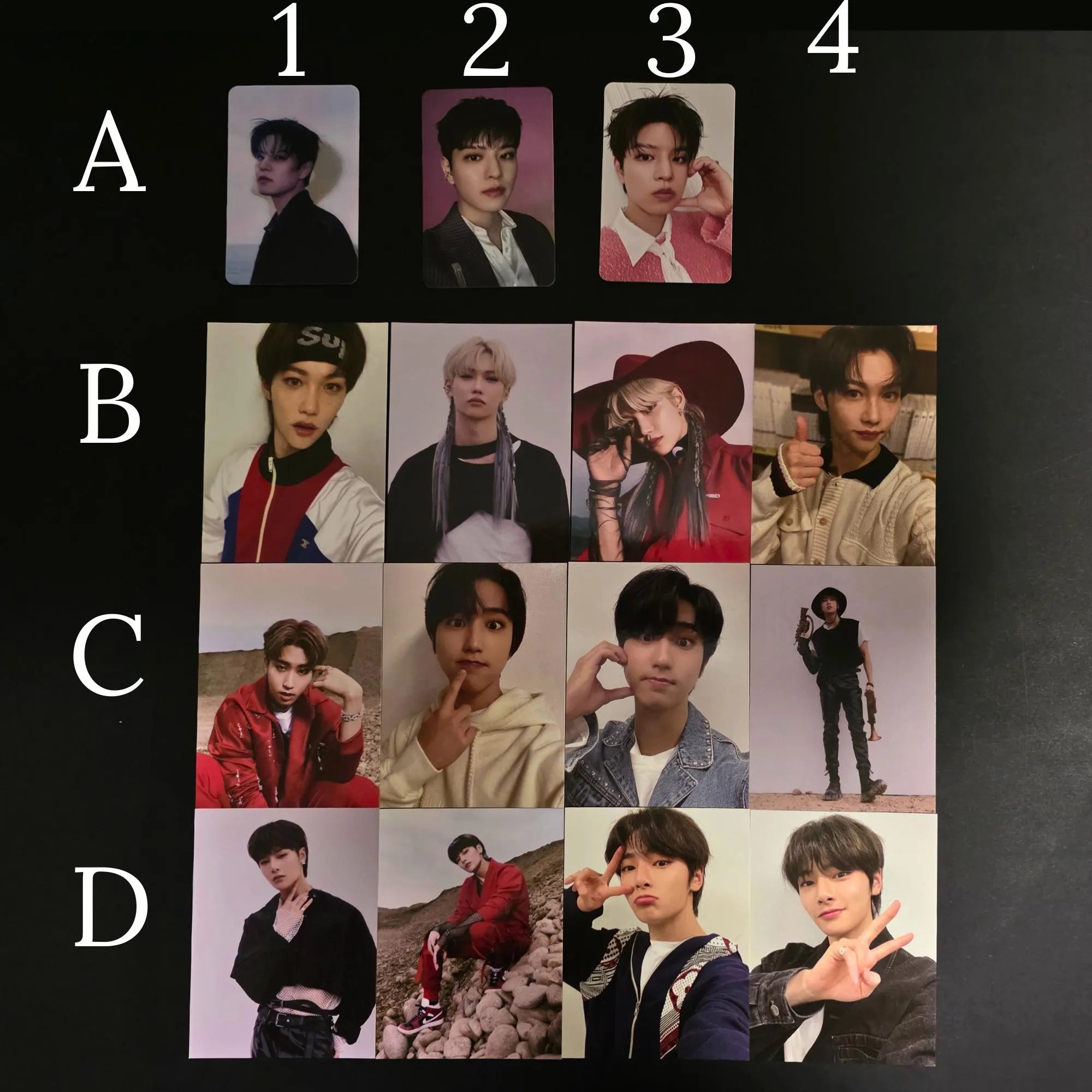 Assorted Stray Kids Official Kpop Photocards