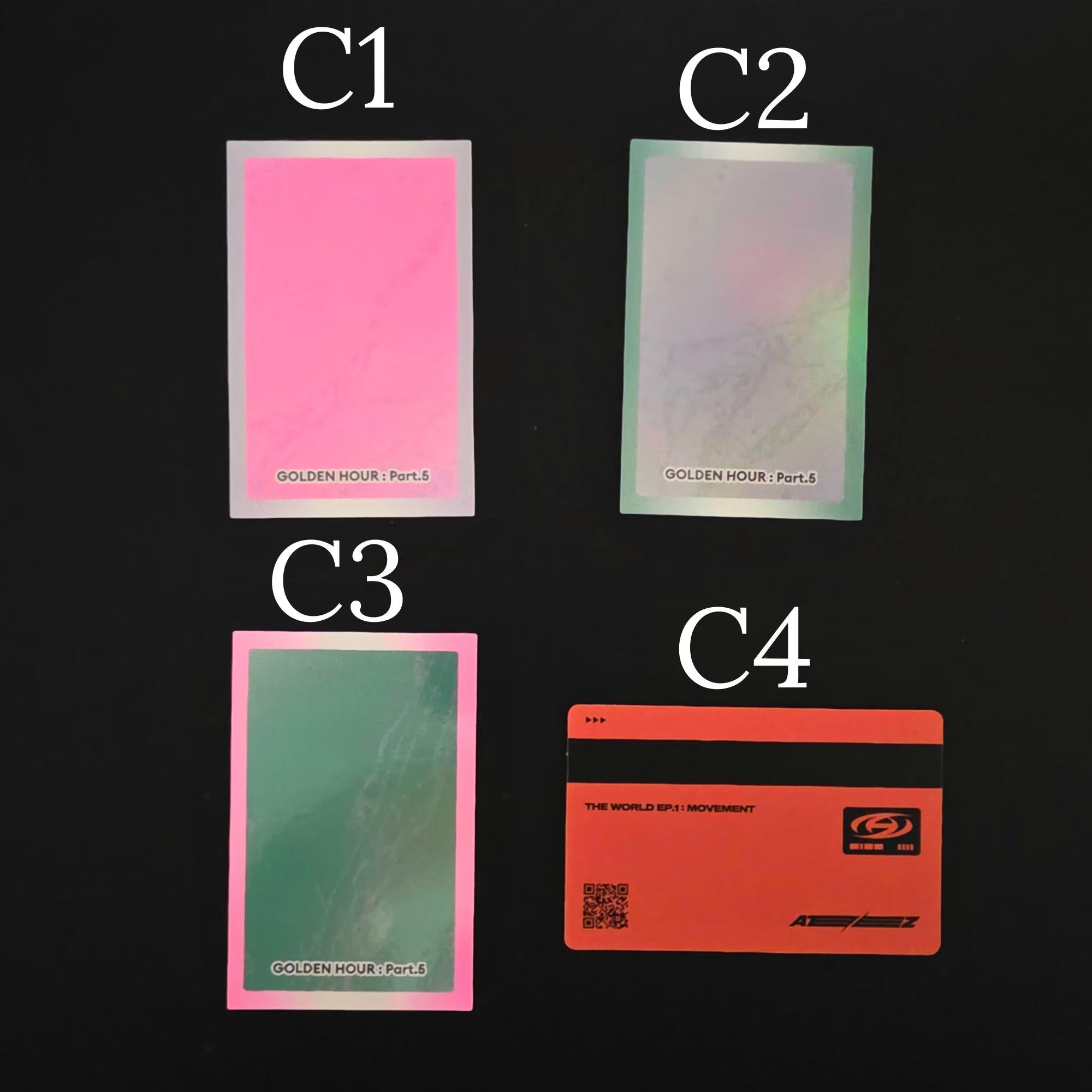 Assorted Official ATEEZ Kpop Photocards