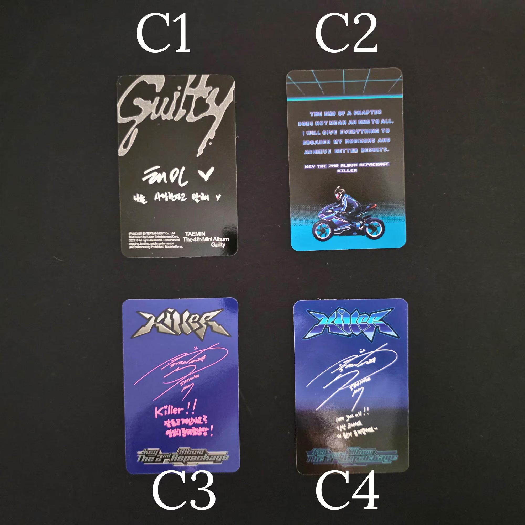 Assorted Official Kpop Photocards (Shinee, BTS, & TomorrowXTogether)