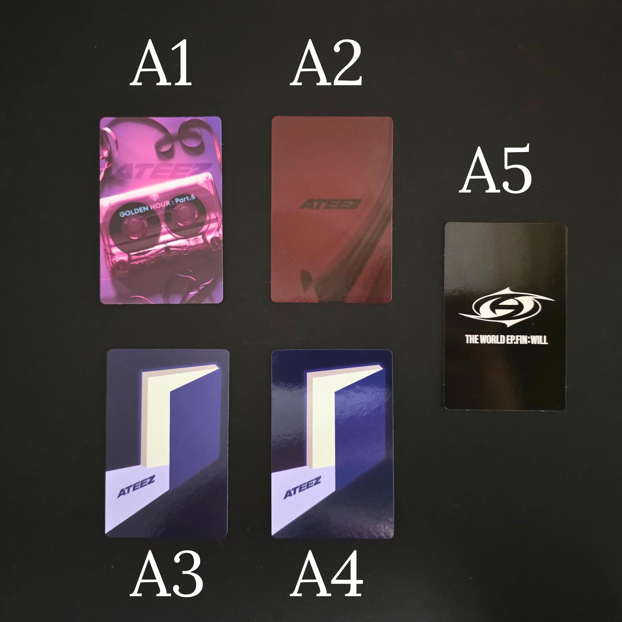 Assorted Official ATEEZ Kpop Photocards