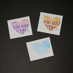 Stray/Stay Heart Vinyl Decal (19 Colors to Choose From!)
