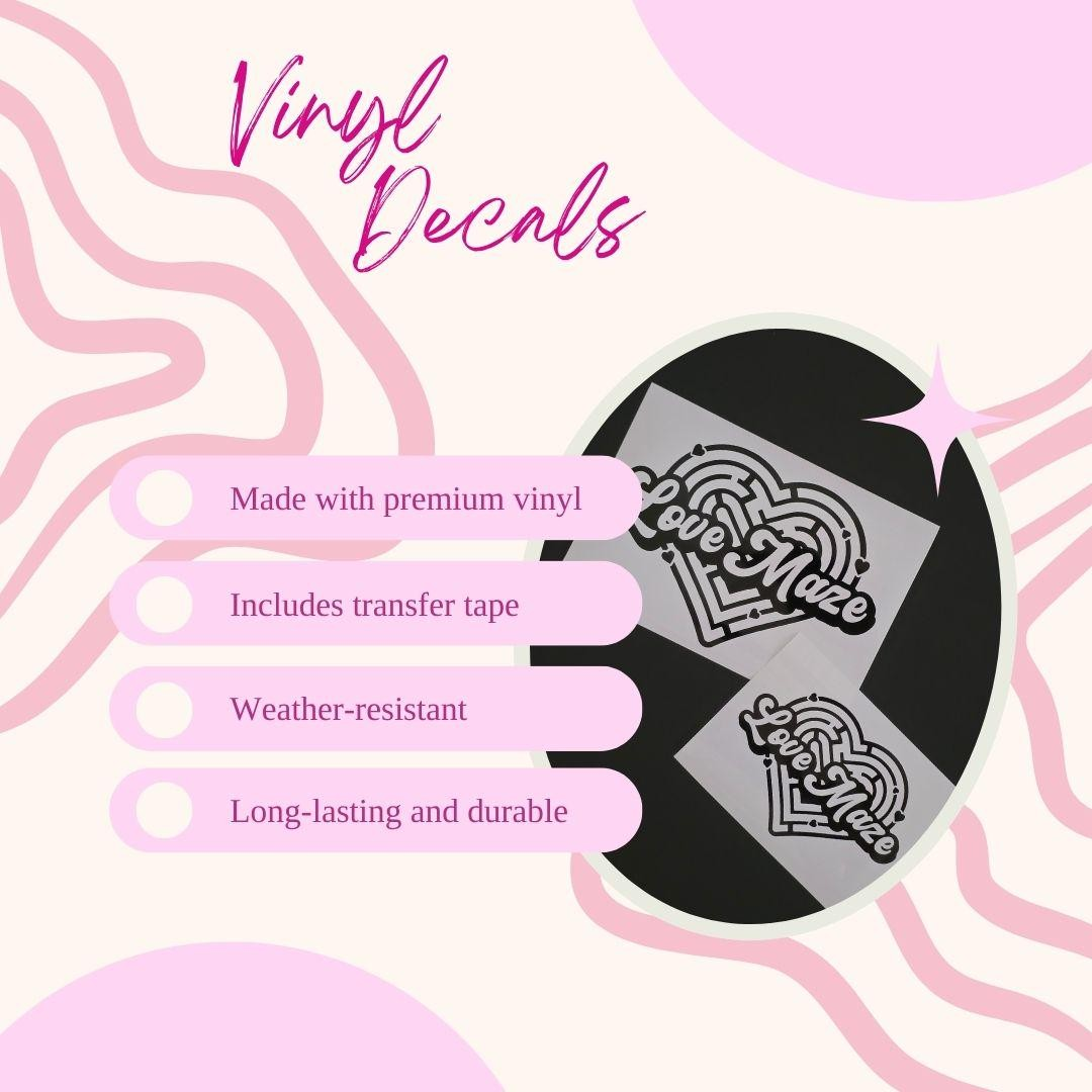 BTS "Love Maze" Vinyl Decals (19 Colors to Choose From!)
