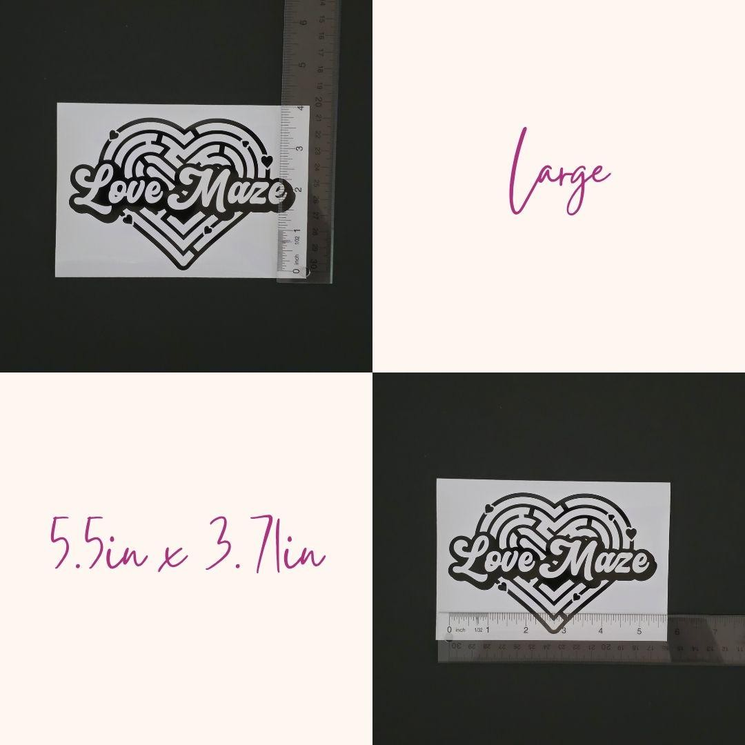 BTS "Love Maze" Vinyl Decals (19 Colors to Choose From!)