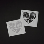 Stray/Stay Heart Vinyl Decal (19 Colors to Choose From!)