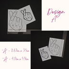 Jungkook Hand Tattoos Vinyl Decals (16 Colors to Choose From!)