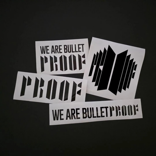 BTS "Proof" Album Vinyl Decals (19 Colors to Choose From!)