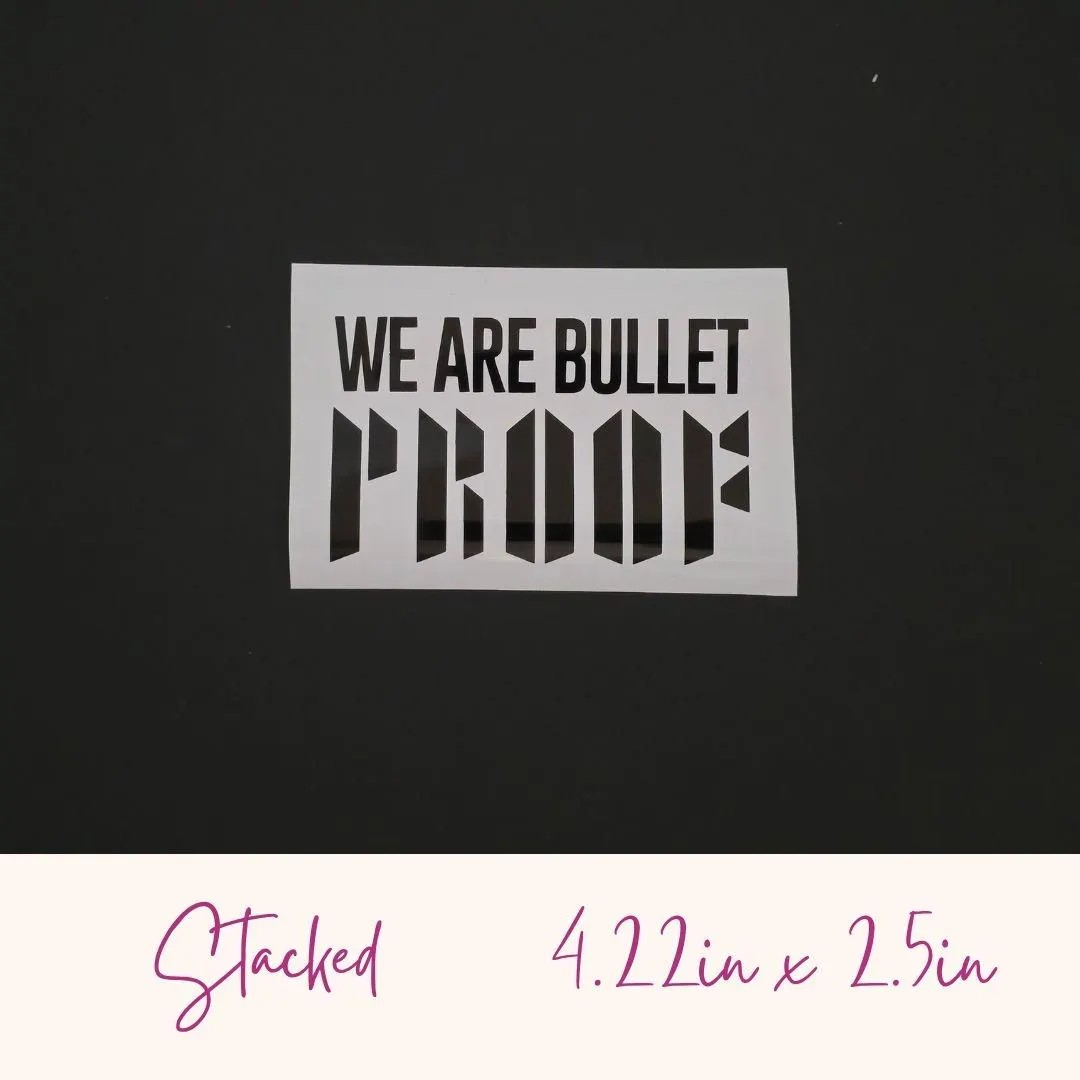 BTS "Proof" Album Vinyl Decals (19 Colors to Choose From!)
