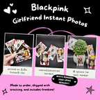 Blackpink Girlfriend Material Instant Photos
