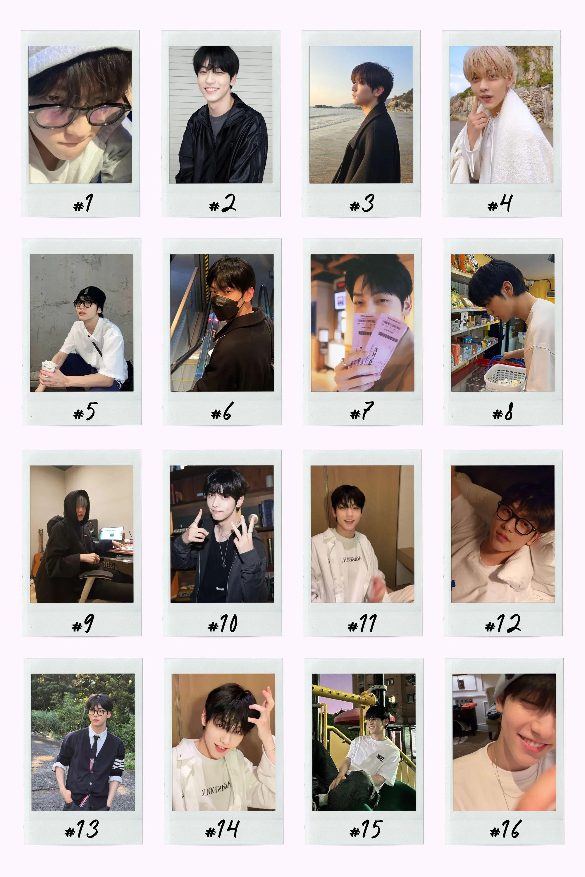 TXT Boyfriend Material Instant Photos