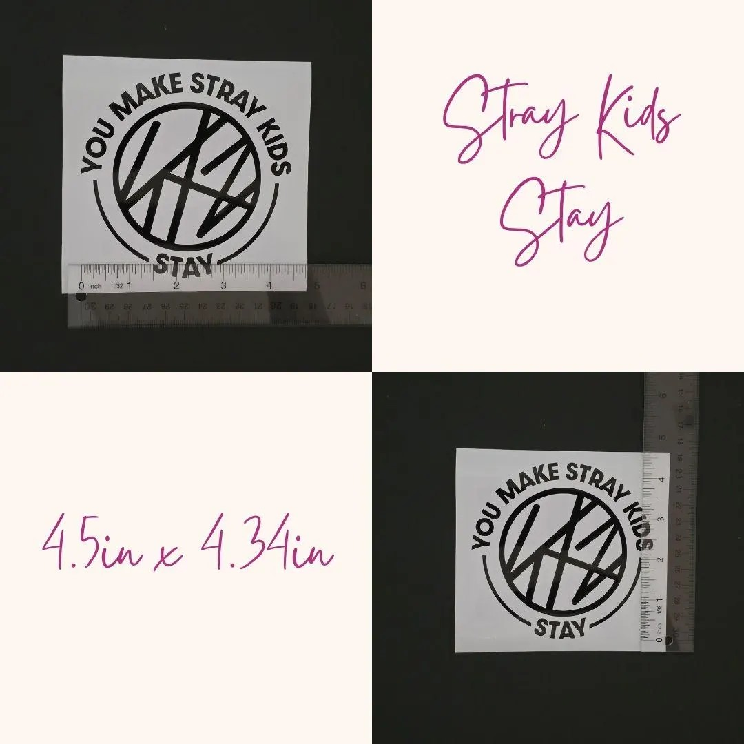 Stray Kids Vinyl Decals (19 Colors to Choose From!)