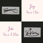 ENHYPEN Autograph Vinyl Decals (19 Colors to Choose From!)