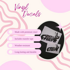 ATEEZ Crazy Form Vinyl Decals (19 Colors to Choose From!)