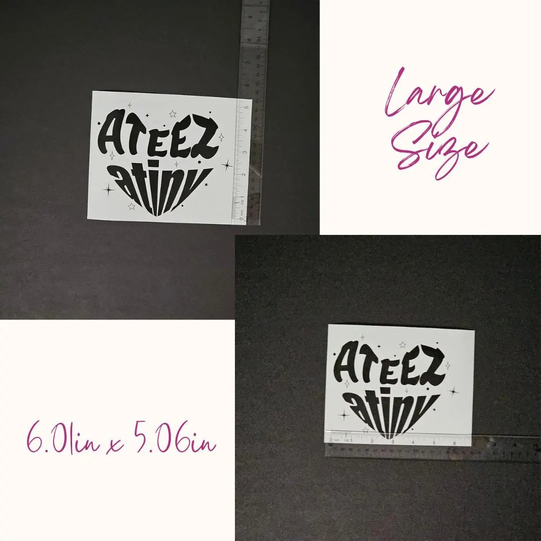 ATEEZ/ATINY Heart Vinyl Decal (19 Colors to Choose From!)